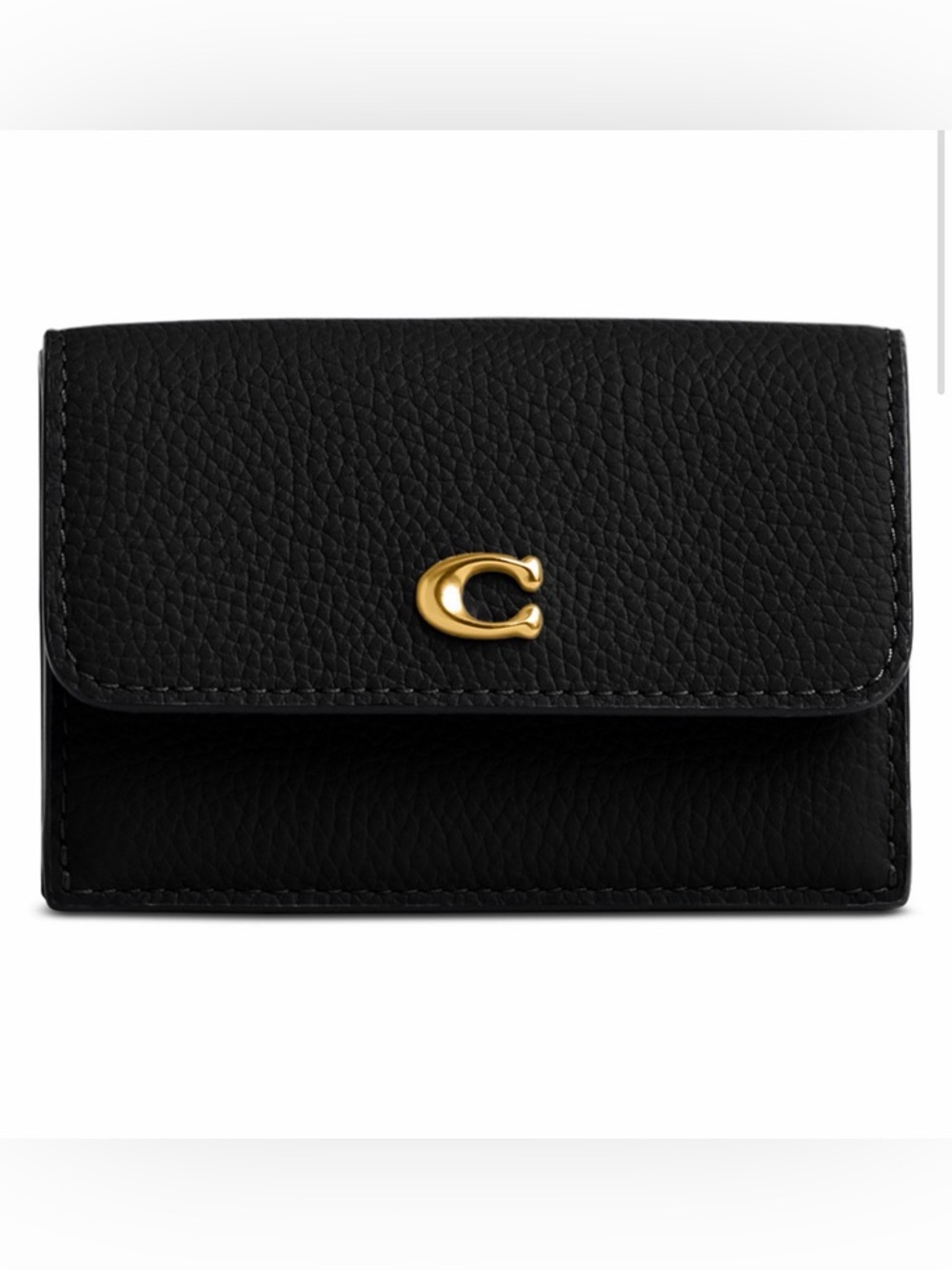 LIKE NEW Coach Trifold Leather Wallet